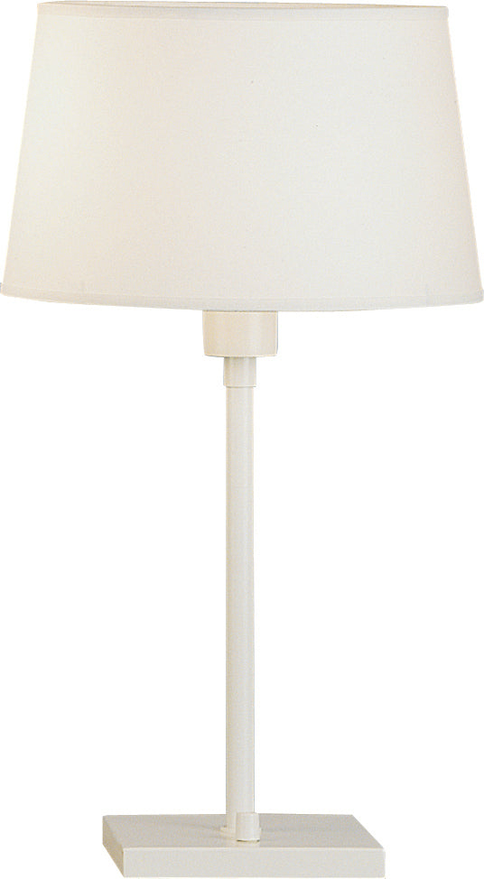 Robert Abbey - 1802 - One Light Table Lamp - Real Simple - Stardust White Powder Coat over Steel