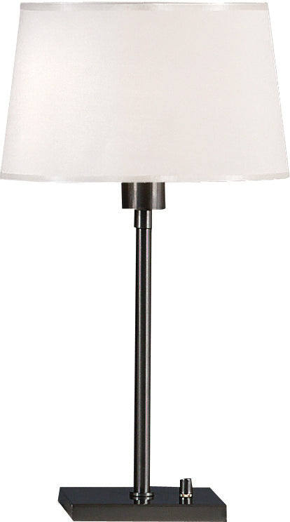 Robert Abbey - 1822 - One Light Table Lamp - Real Simple - Gunmetal Powder Coat over Steel