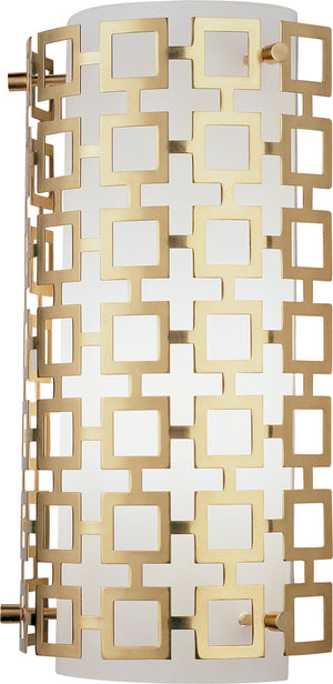 Robert Abbey - 662 - One Light Wall Sconce - Jonathan Adler Parker - Antique Brass