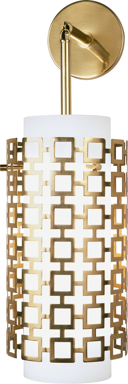 Robert Abbey - 667 - One Light Wall Sconce - Jonathan Adler Parker - Antique Brass