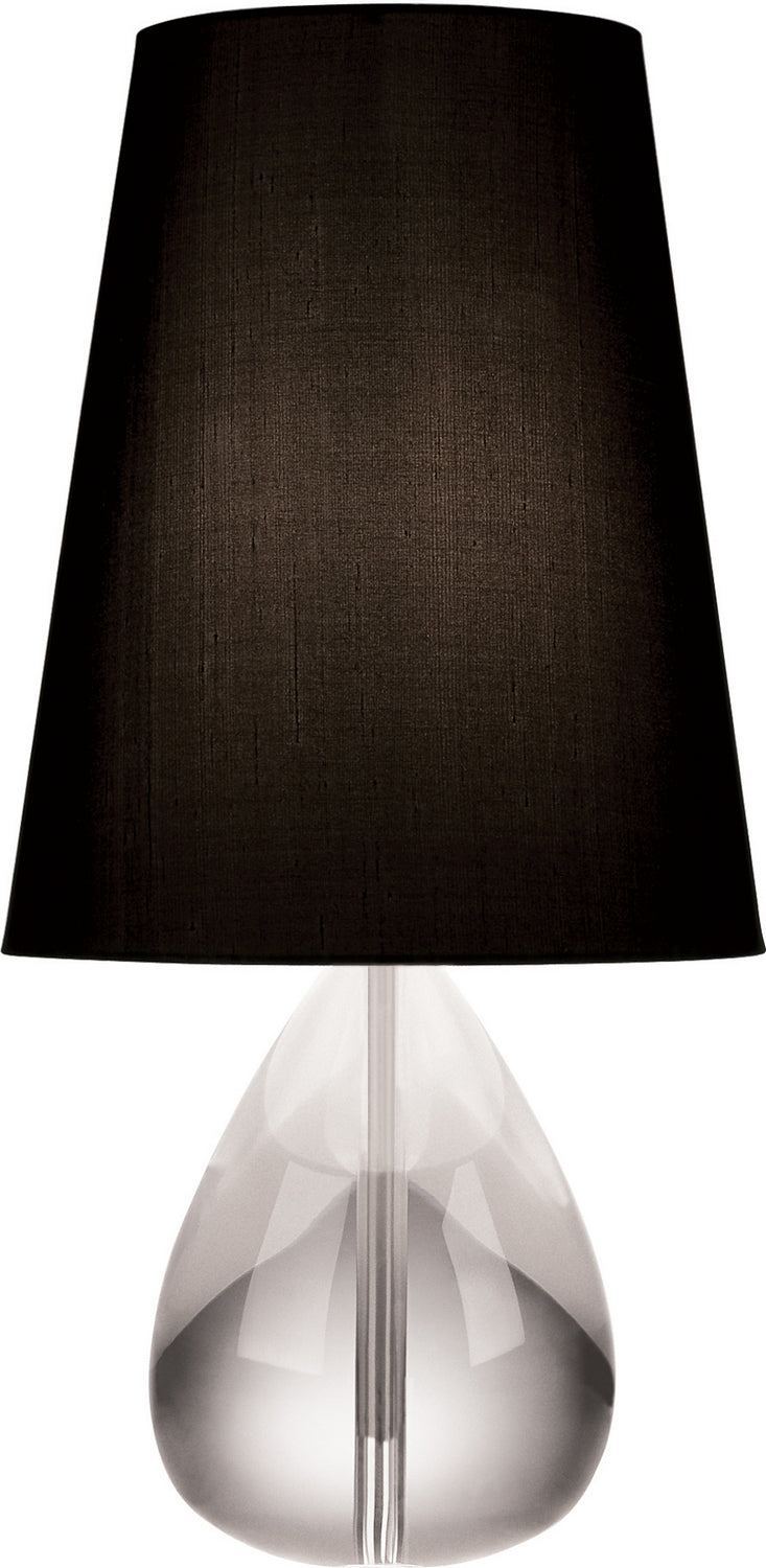 Robert Abbey - 676B - One Light Table Lamp - Jonathan Adler Claridge - Lead Crystal w/Polished Nickel