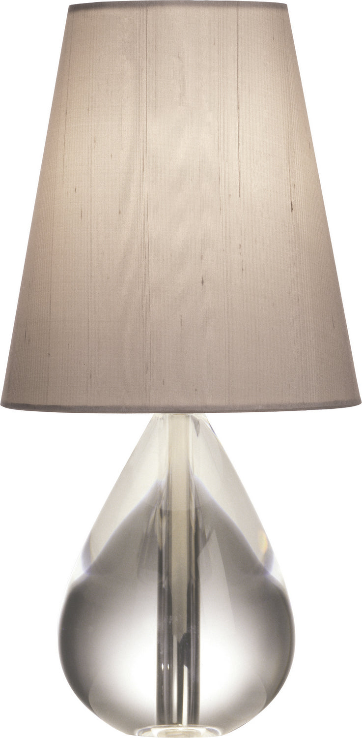 Robert Abbey - 684 - One Light Accent Lamp - Jonathan Adler Claridge - Lead Crystal w/Polished Nickel