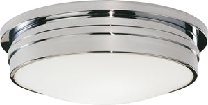 Robert Abbey - C1317 - Three Light Flushmount - Roderick - Polished Chrome