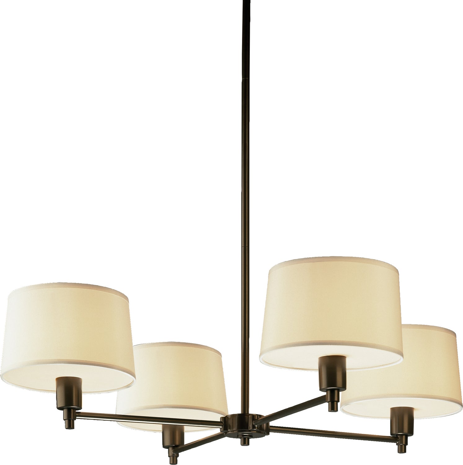 Robert Abbey - Z1817 - Four Light Chandelier - Real Simple - Deep Bronze