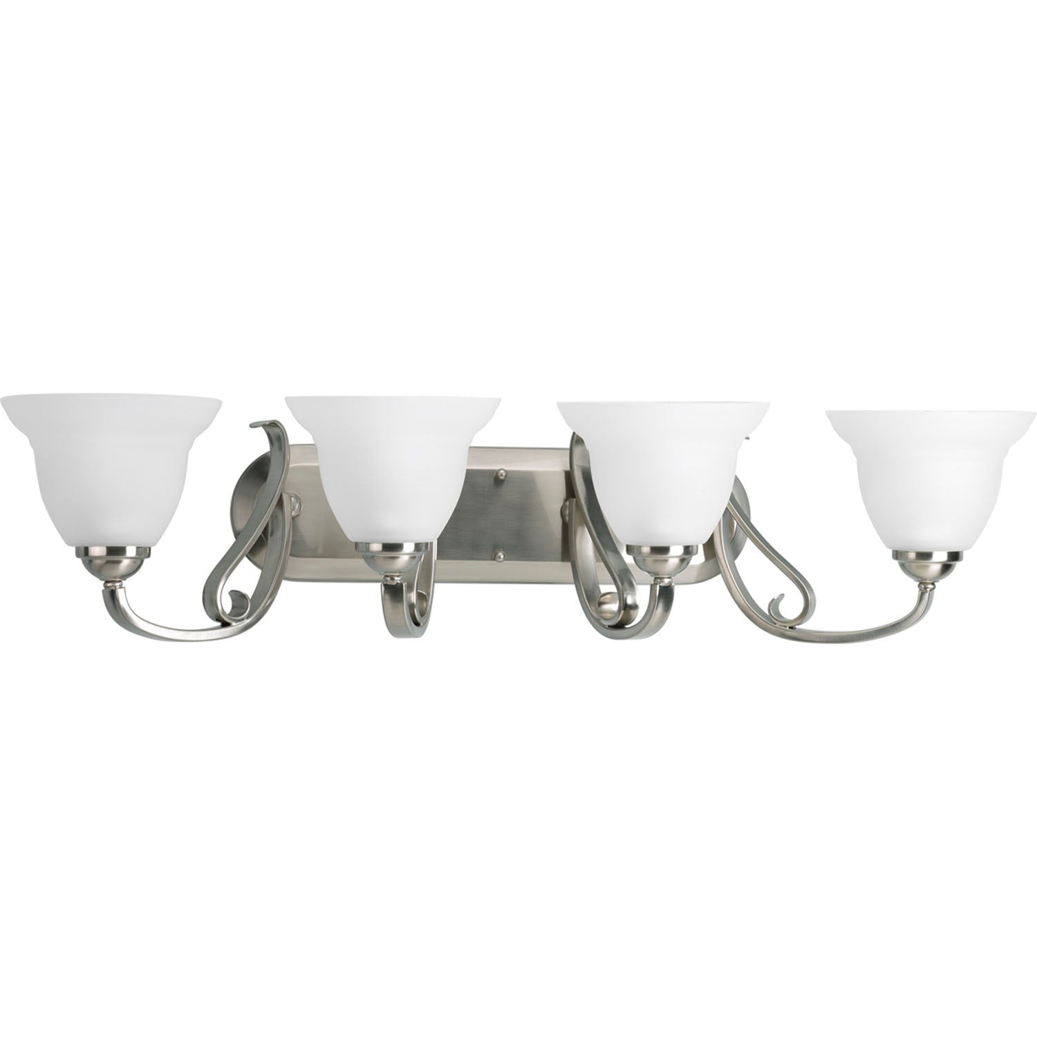 Progress Lighting - P2884-09 - Four Light Bath Bracket - Torino - Brushed Nickel