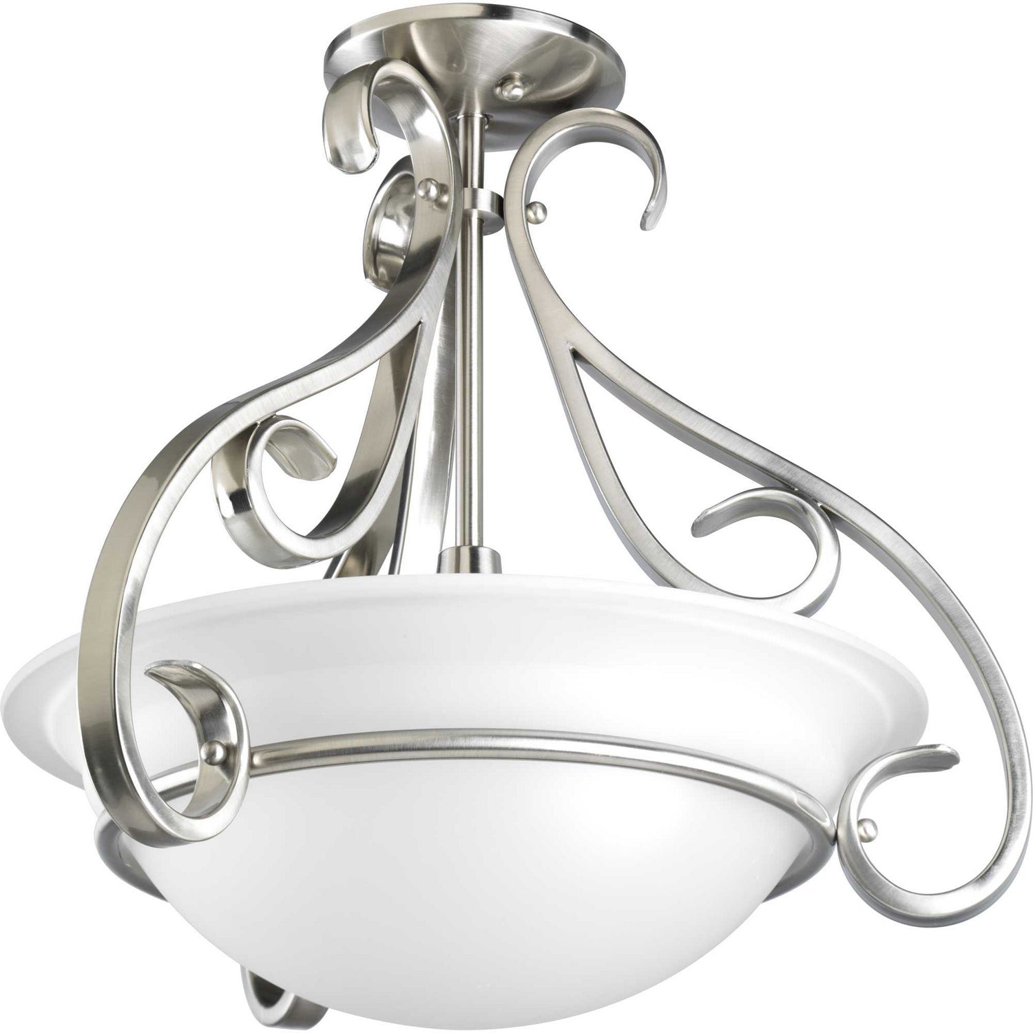 Progress Lighting - P3843-09 - Three Light Foyer Pendant - Torino - Brushed Nickel