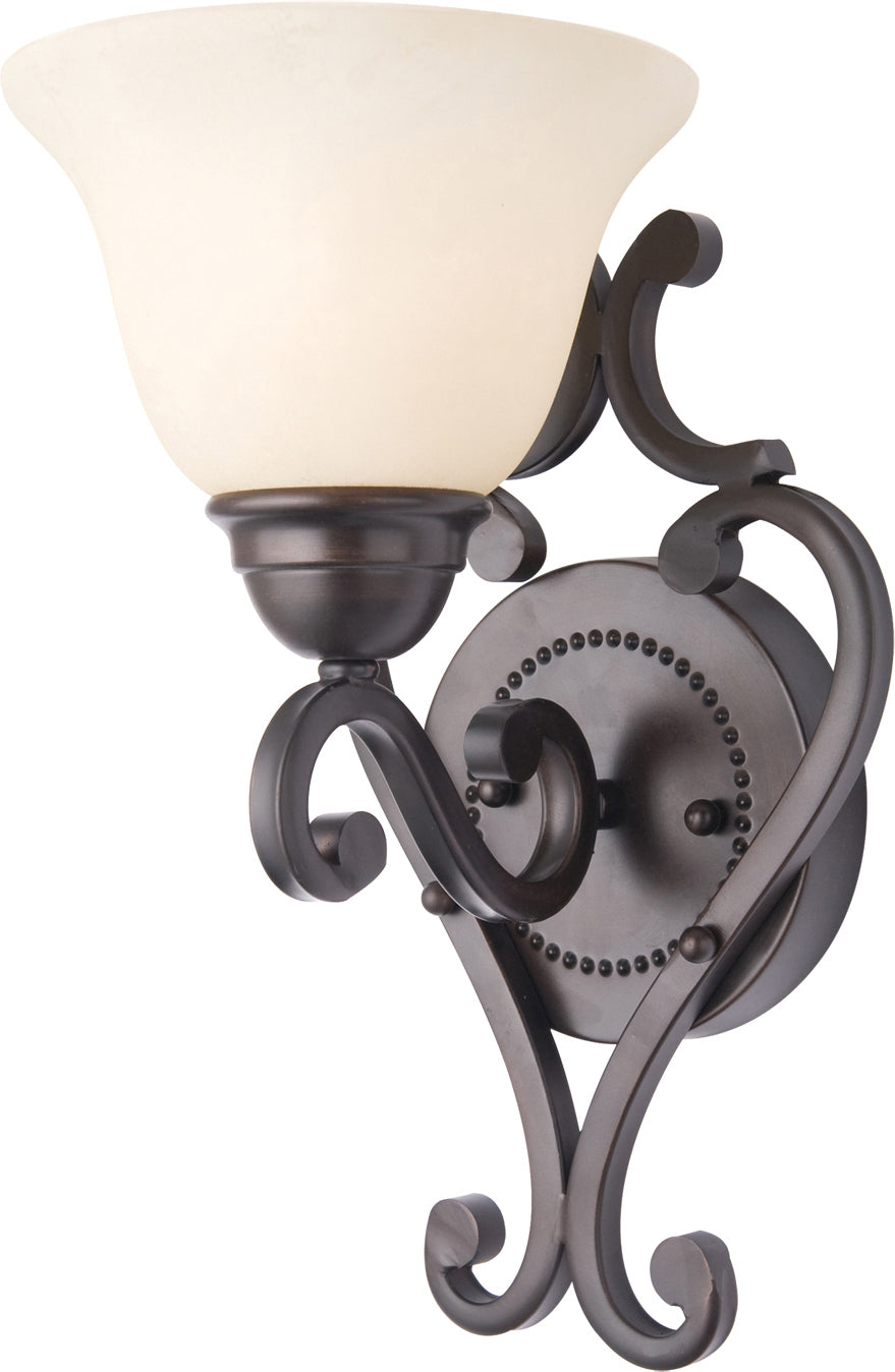 Maxim - 12211FIOI - One Light Wall Sconce - Manor - Oil Rubbed Bronze