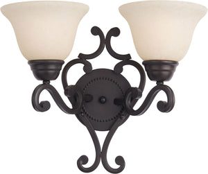 Maxim - 12212FIOI - Two Light Wall Sconce - Manor - Oil Rubbed Bronze