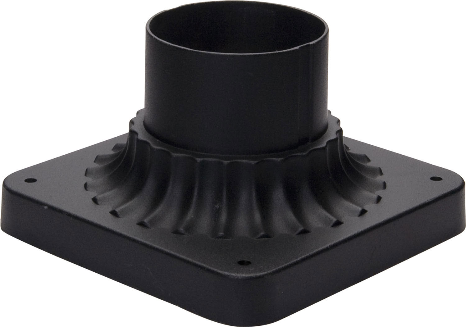 Maxim - 2001BK - Outdoor Essentials Cast Pier Mount - Outdoor Essentials - 200x - Black