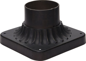 Maxim - 2001BZ - Outdoor Essentials Cast Pier Mount - Outdoor Essentials - 200x - Bronze