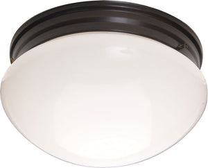 Maxim - 5881WTOI - Two Light Flush Mount - Essentials - 588x - Oil Rubbed Bronze