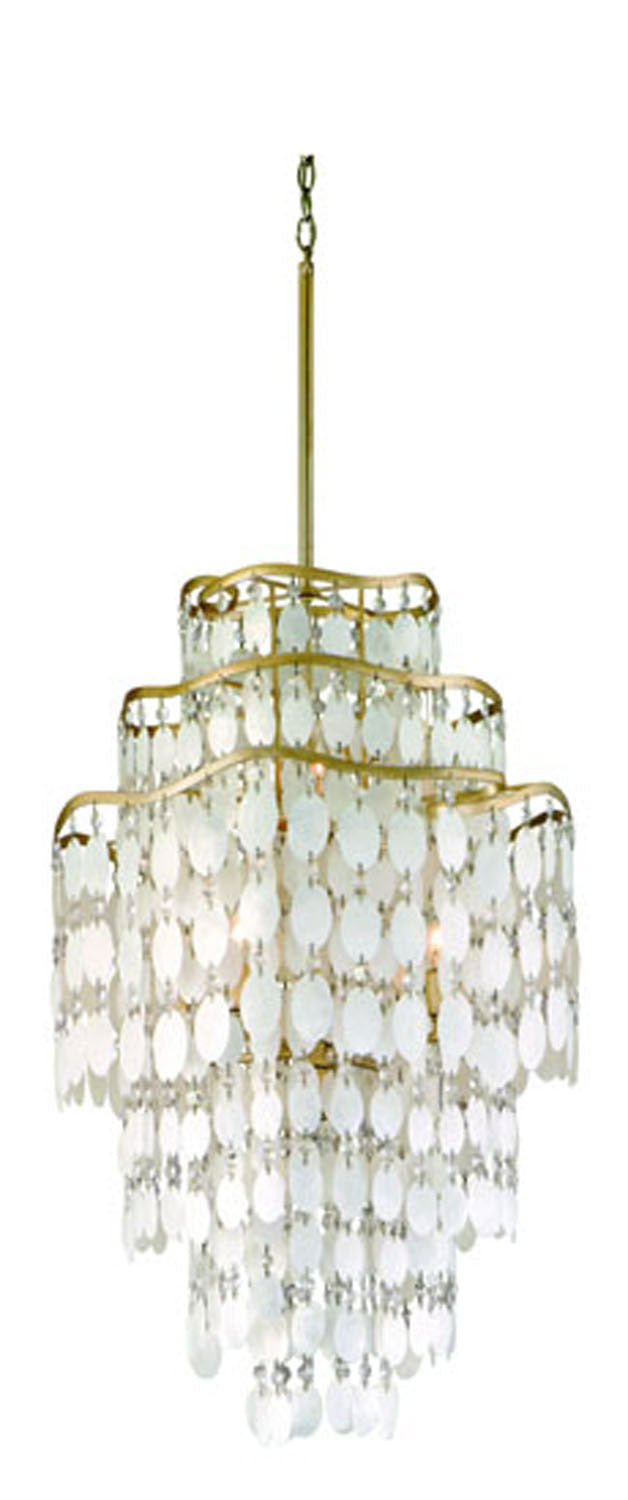 Corbett Lighting - 109-47-CPL - Seven Light Chandelier - Dolce - Champagne Leaf