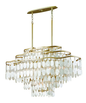 Corbett Lighting - 109-512-CPL - 12 Light Linear - Dolce - Champagne Leaf