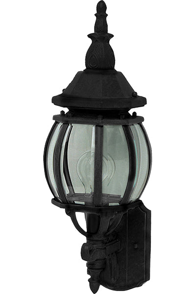 Maxim - 1032BK - One Light Outdoor Wall Lantern - Crown Hill - Black