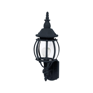 Maxim - 1032BK - One Light Outdoor Wall Lantern - Crown Hill - Black