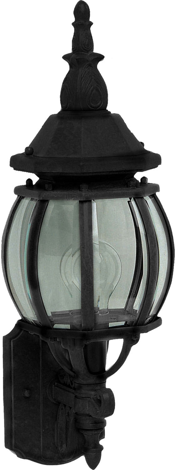 Maxim - 1032BK - One Light Outdoor Wall Lantern - Crown Hill - Black