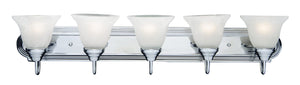 Maxim - 8015MRPC - Five Light Bath Vanity - Essentials - 801x - Polished Chrome
