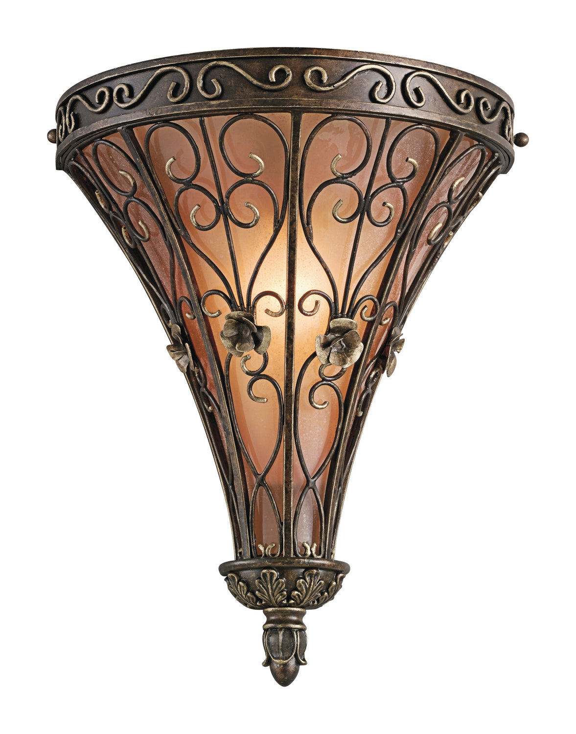 Kichler - 45131TRZ - One Light Wall Sconce - Marchesa - Terrene Bronze