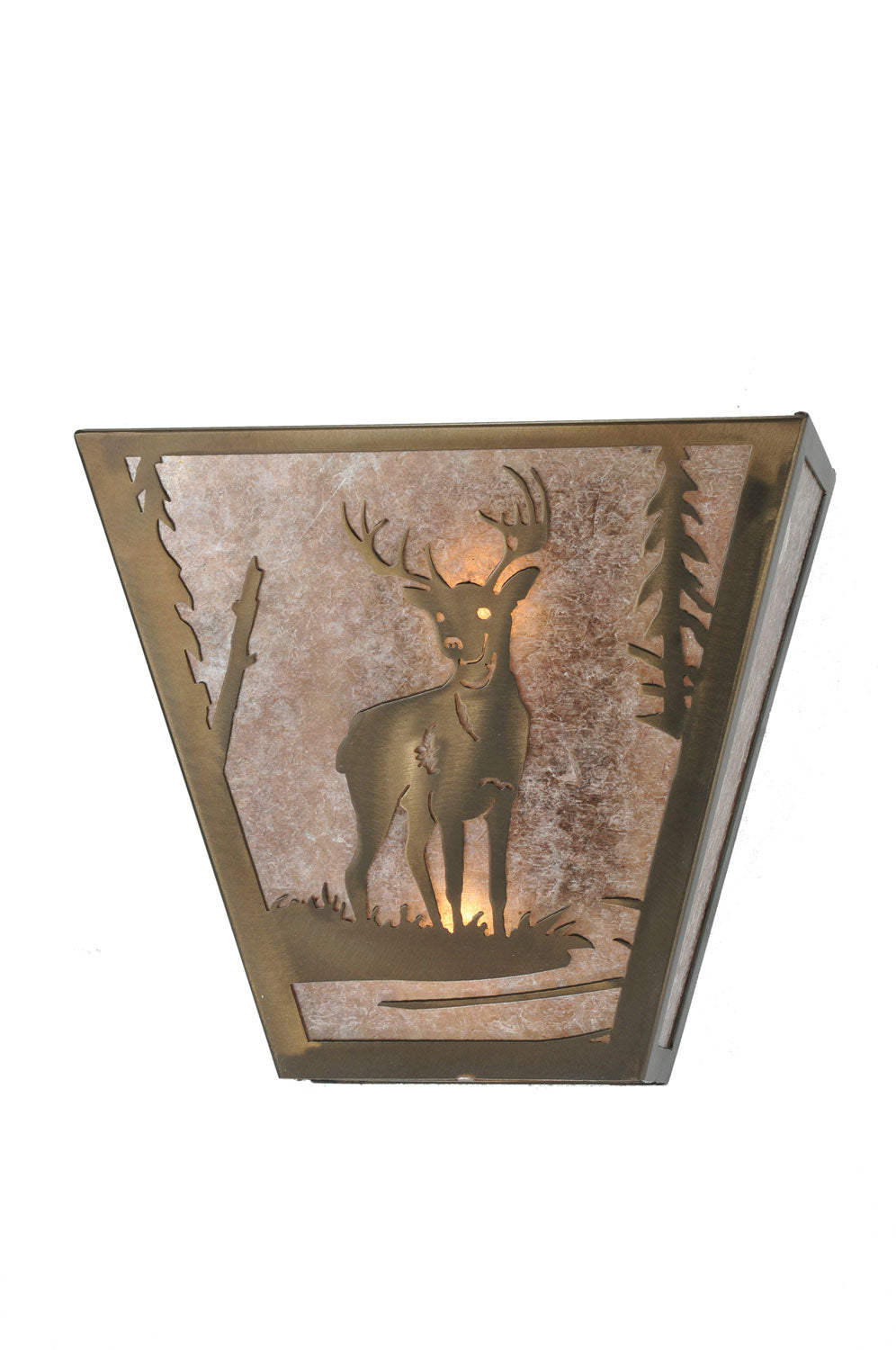 Meyda Tiffany - 108590 - Two Light Wall Sconce - Deer Creek - Antique Copper