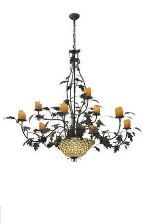 Meyda Tiffany - 108705 - 12 Light Chandelier - Diamond & Jewel - Timeless Bronze