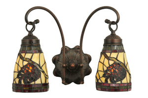 Meyda Tiffany - 111324 - Two Light Wall Sconce - Pinecone - Mahogany Bronze