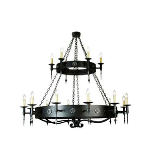 Meyda Tiffany - 111559 - 18 Light Chandelier - Warwick - Dark Roast