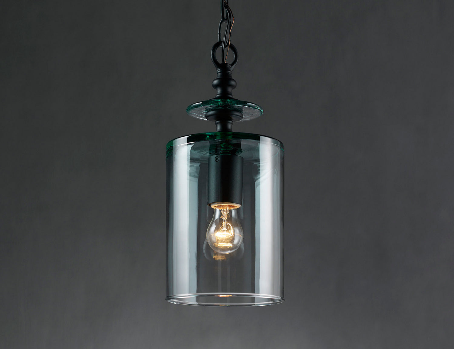 Currey and Company - 9060 - One Light Pendant - Panorama - Satin Black