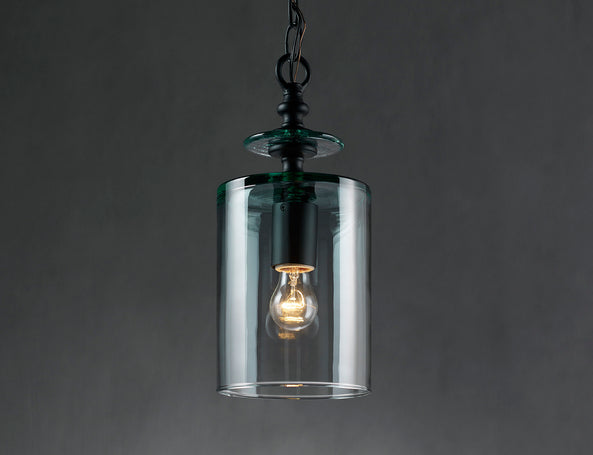 Currey and Company - 9060 - One Light Pendant - Panorama - Satin Black