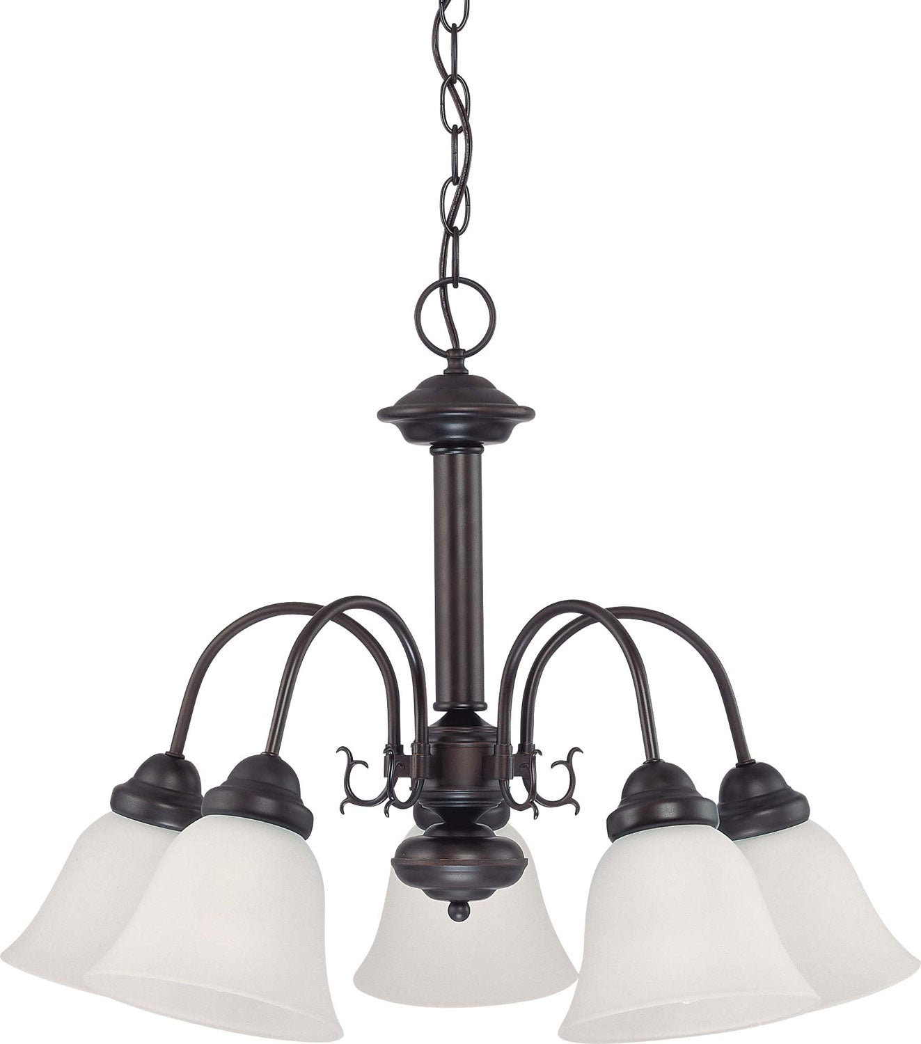 Nuvo Lighting - 60-3141 - Five Light Chandelier - Ballerina - Mahogany Bronze