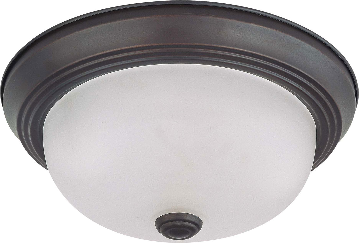 Nuvo Lighting - 60-3145 - Two Light Flush Mount - Close to Ceiling Mahogany Bronze - Mahogany Bronze