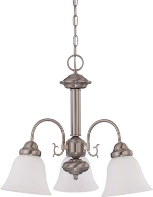 Nuvo Lighting - 60-3241 - Three Light Chandelier - Ballerina - Brushed Nickel