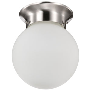 Nuvo Lighting - 60-3249 - One Light Flush Mount - Close to Ceiling Brushed Nickel - Brushed Nickel