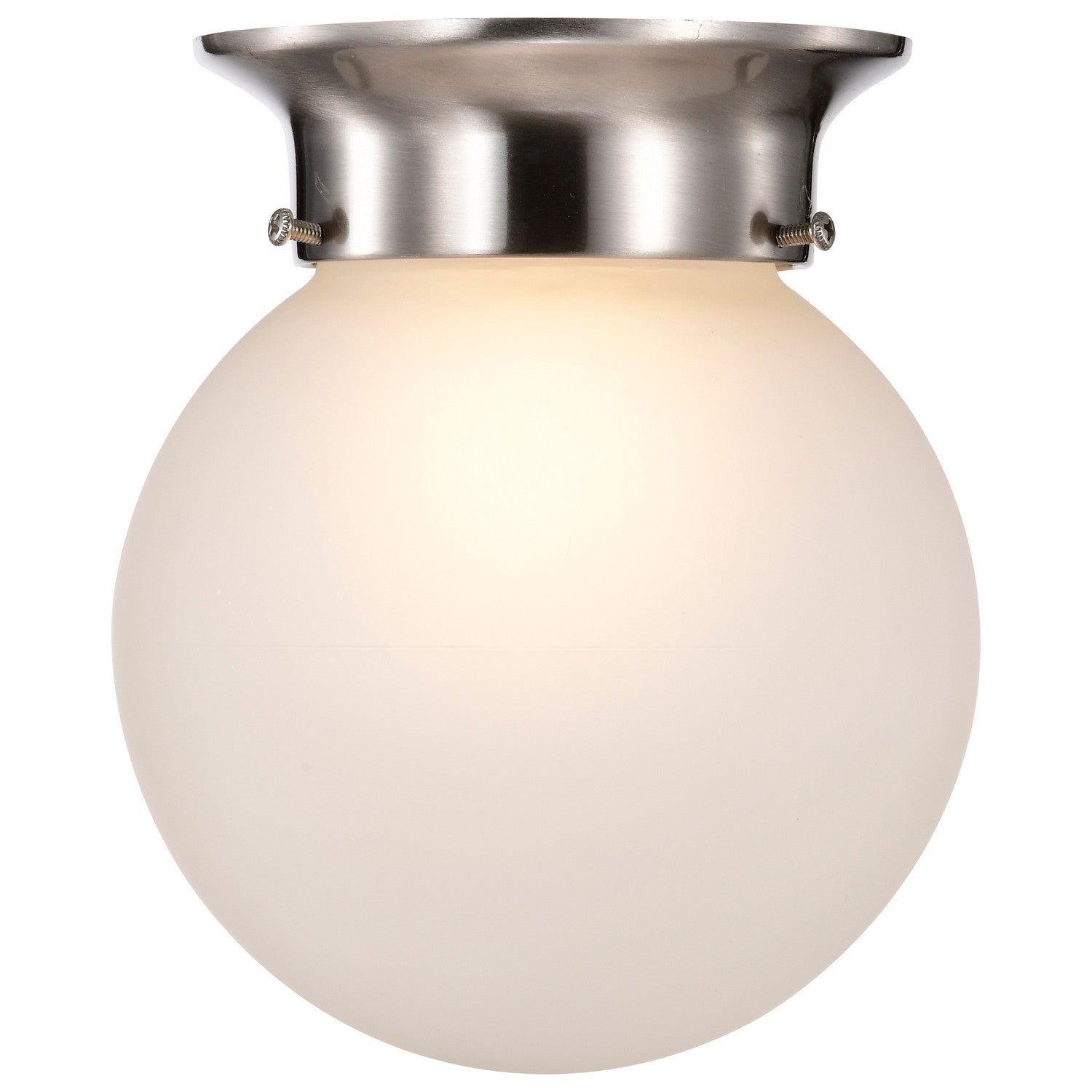 Nuvo Lighting - 60-3249 - One Light Flush Mount - Close to Ceiling Brushed Nickel - Brushed Nickel