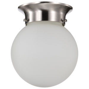 Nuvo Lighting - 60-3249 - One Light Flush Mount - Close to Ceiling Brushed Nickel - Brushed Nickel