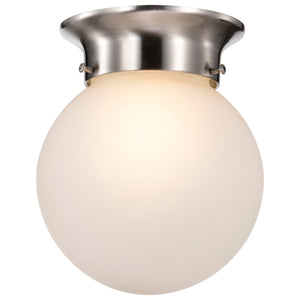 Nuvo Lighting - 60-3249 - One Light Flush Mount - Close to Ceiling Brushed Nickel - Brushed Nickel