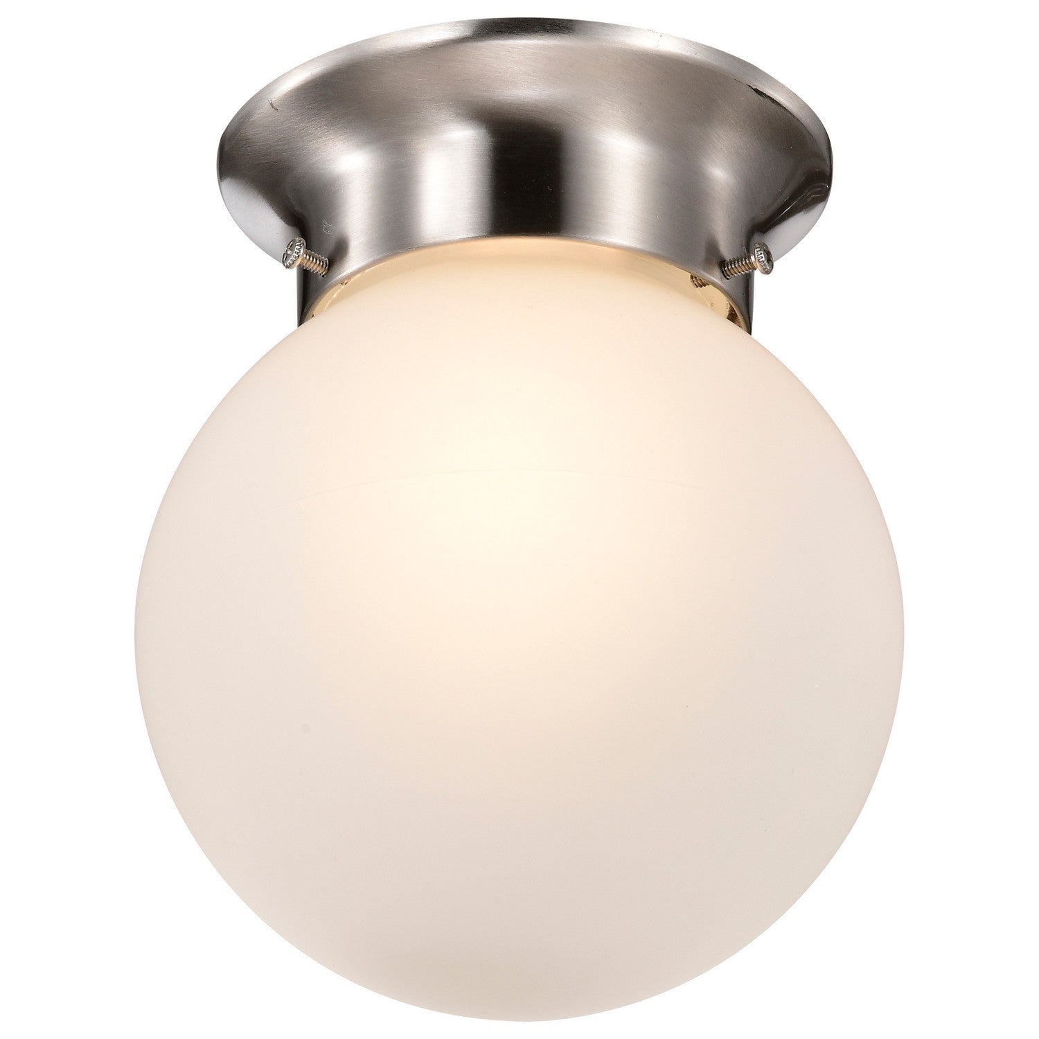 Nuvo Lighting - 60-3249 - One Light Flush Mount - Close to Ceiling Brushed Nickel - Brushed Nickel