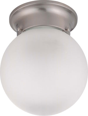 Nuvo Lighting - 60-3249 - One Light Flush Mount - Close to Ceiling Brushed Nickel - Brushed Nickel