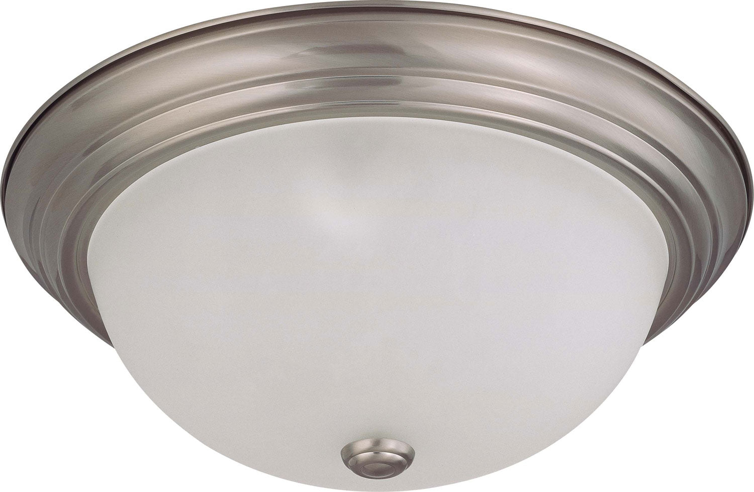 Nuvo Lighting - 60-3263 - Three Light Flush Mount - Close to Ceiling Brushed Nickel - Brushed Nickel