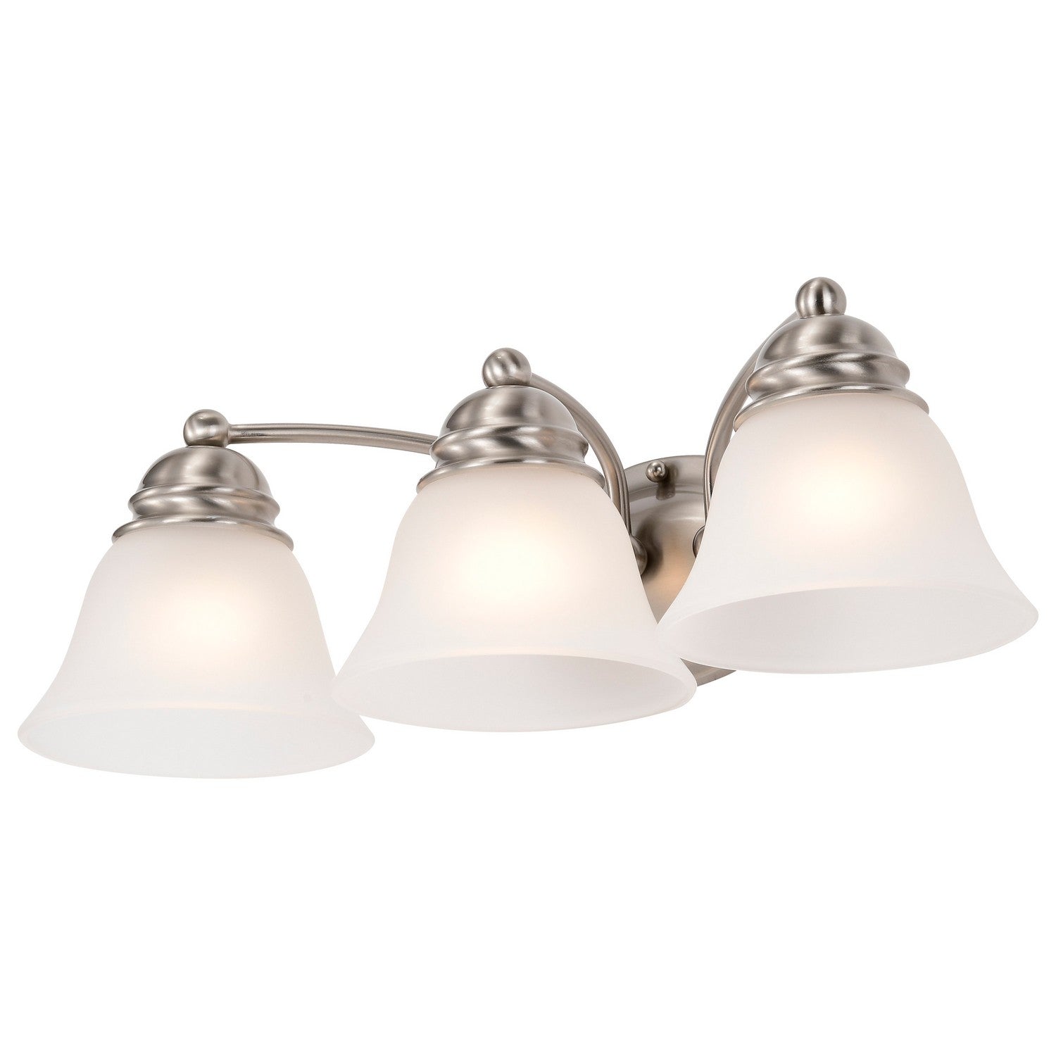 Nuvo Lighting - 60-3266 - Three Light Vanity - Empire - Brushed Nickel