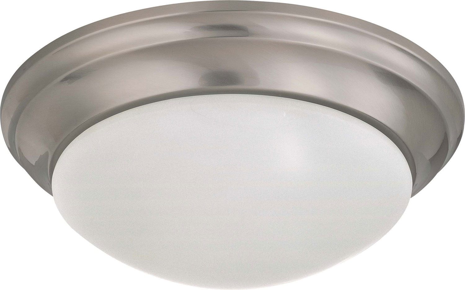 Nuvo Lighting - 60-3272 - Two Light Flush Mount - Close to Ceiling Brushed Nickel - Brushed Nickel