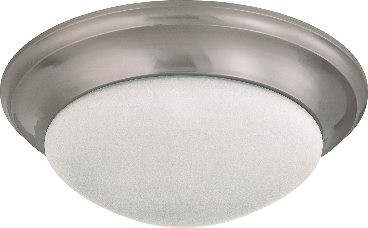 Nuvo Lighting - 60-3273 - Three Light Flush Mount - Close to Ceiling Brushed Nickel - Brushed Nickel