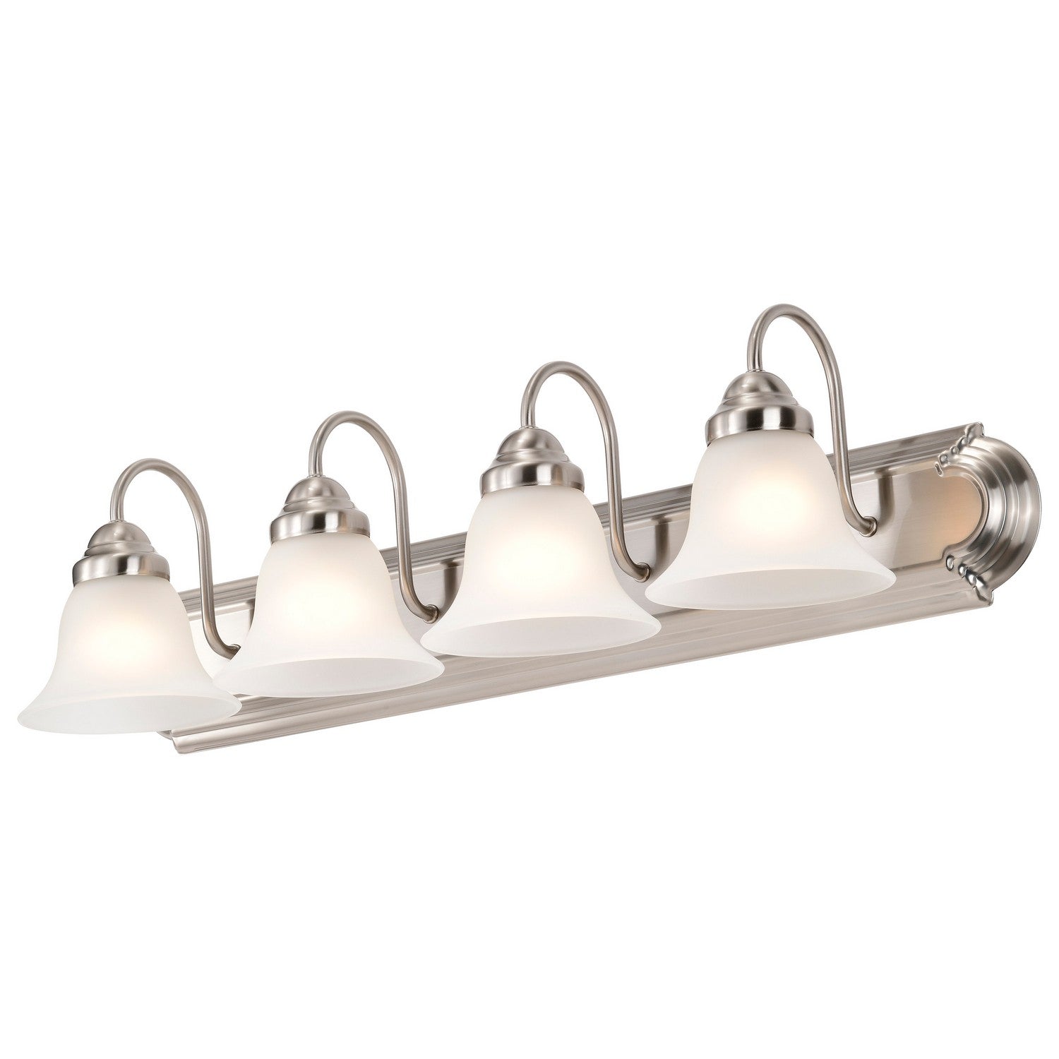 Nuvo Lighting - 60-3281 - Four Light Vanity - Ballerina - Brushed Nickel