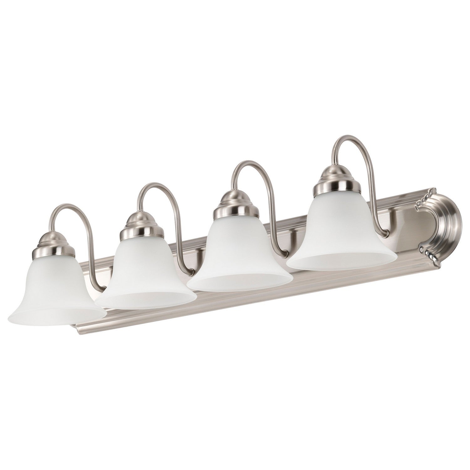 Nuvo Lighting - 60-3281 - Four Light Vanity - Ballerina - Brushed Nickel