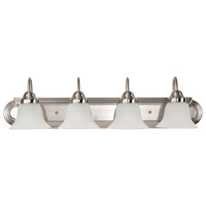 Nuvo Lighting - 60-3281 - Four Light Vanity - Ballerina - Brushed Nickel