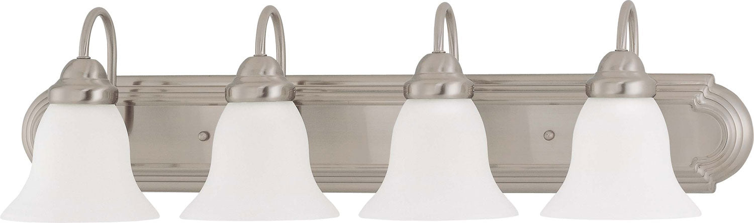 Nuvo Lighting - 60-3281 - Four Light Vanity - Ballerina - Brushed Nickel