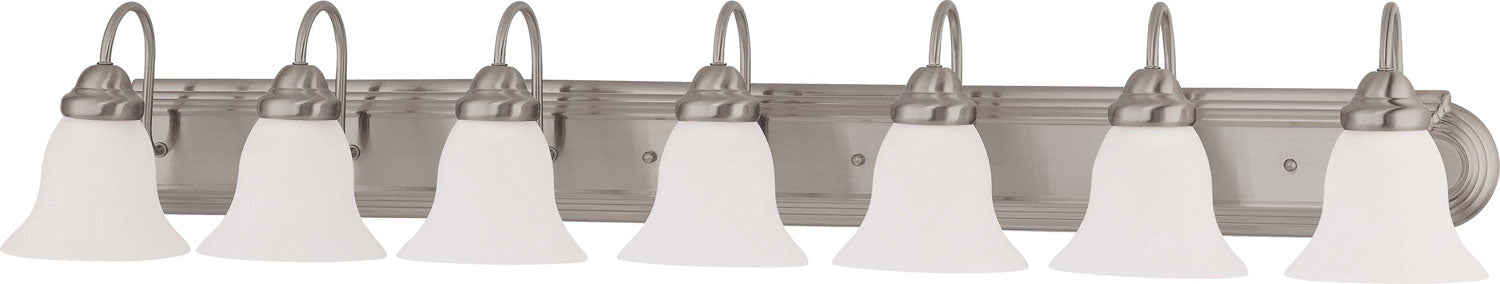 Nuvo Lighting - 60-3283 - Seven Light Vanity - Ballerina - Brushed Nickel