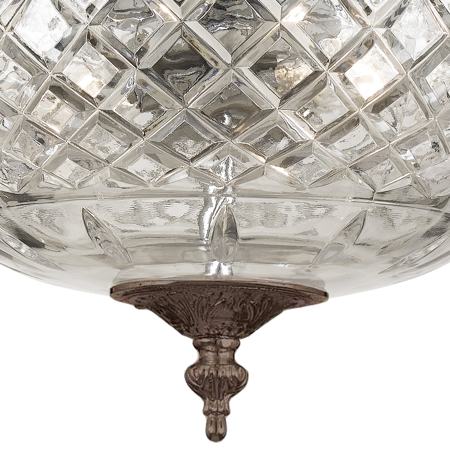 Crystorama - 117-10-EB - Two Light Flush Mount - Radley - English Bronze