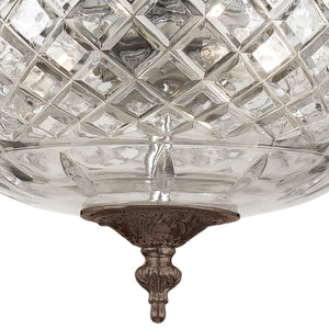 Crystorama - 117-10-EB - Two Light Flush Mount - Radley - English Bronze
