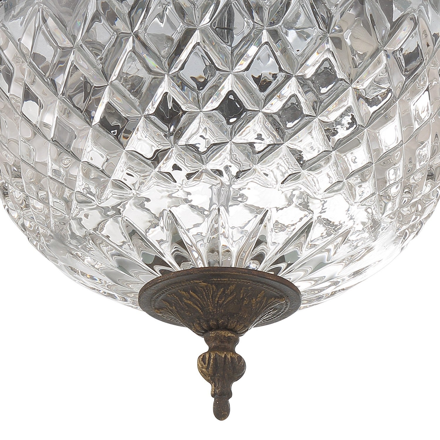 Crystorama - 117-10-EB - Two Light Flush Mount - Radley - English Bronze