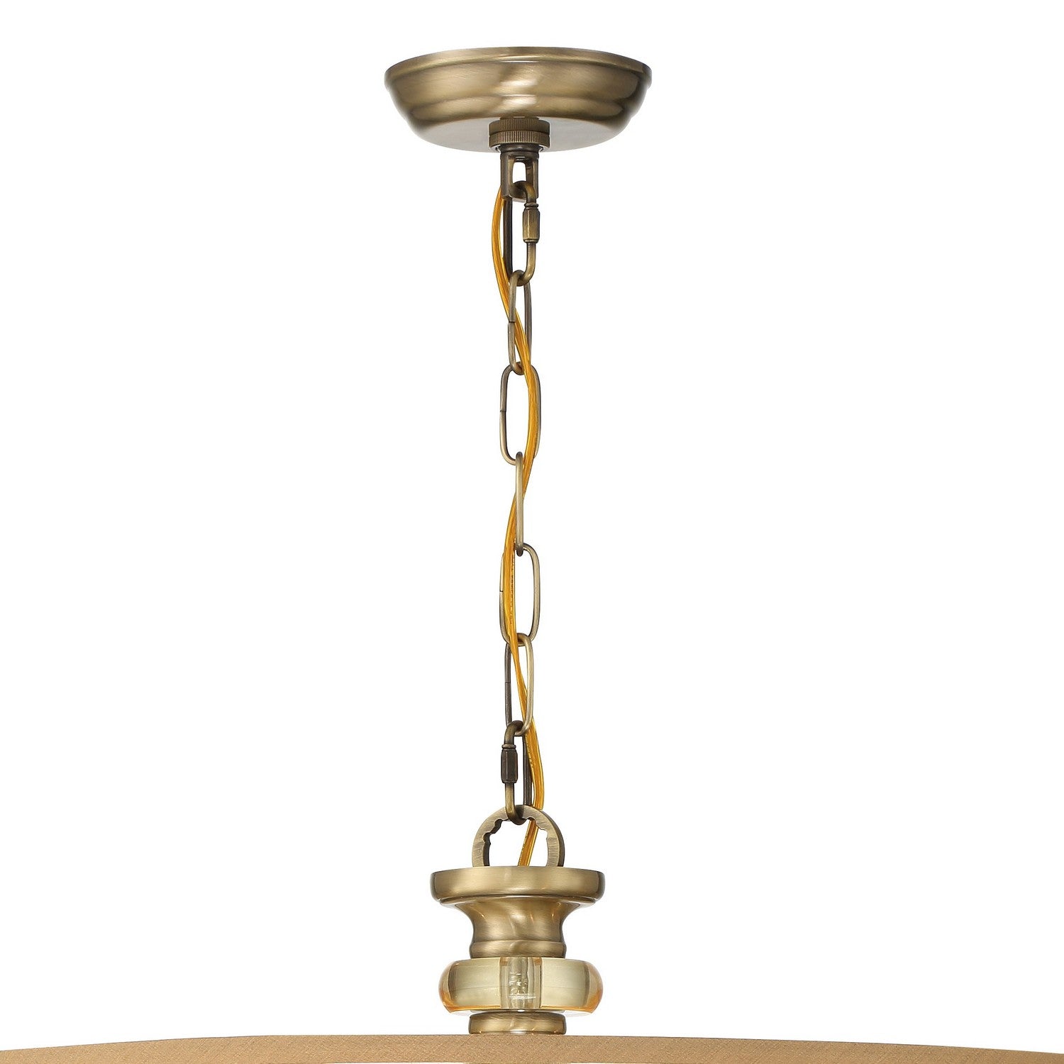 Crystorama - 5625-AB - Five Light Chandelier - Hampton - Antique Brass